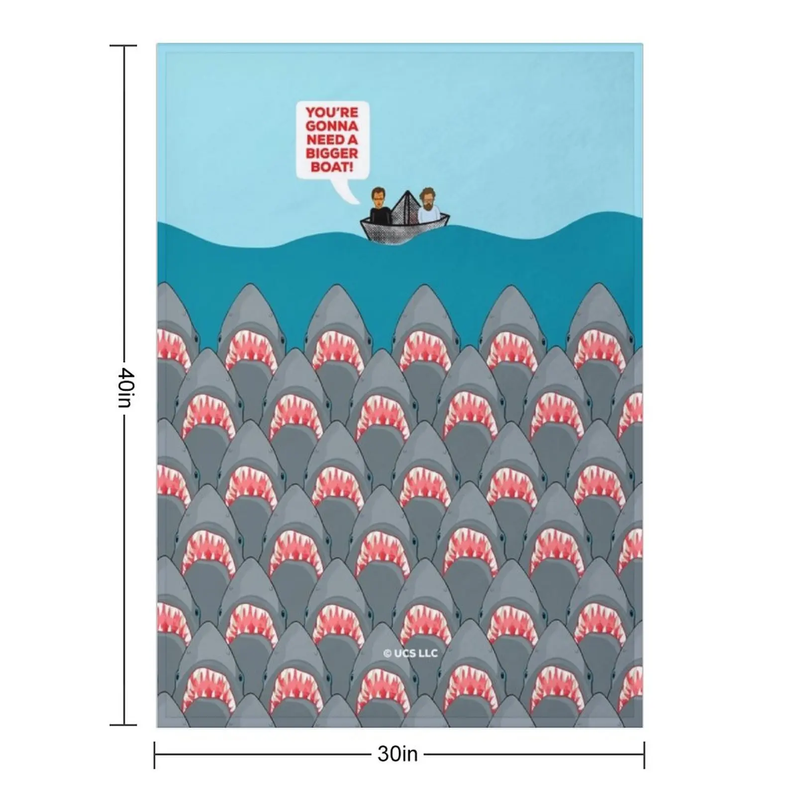 Jaws Movie Sharks Throw Blanket Beautifuls Softest Warm Giant Sofa Blankets