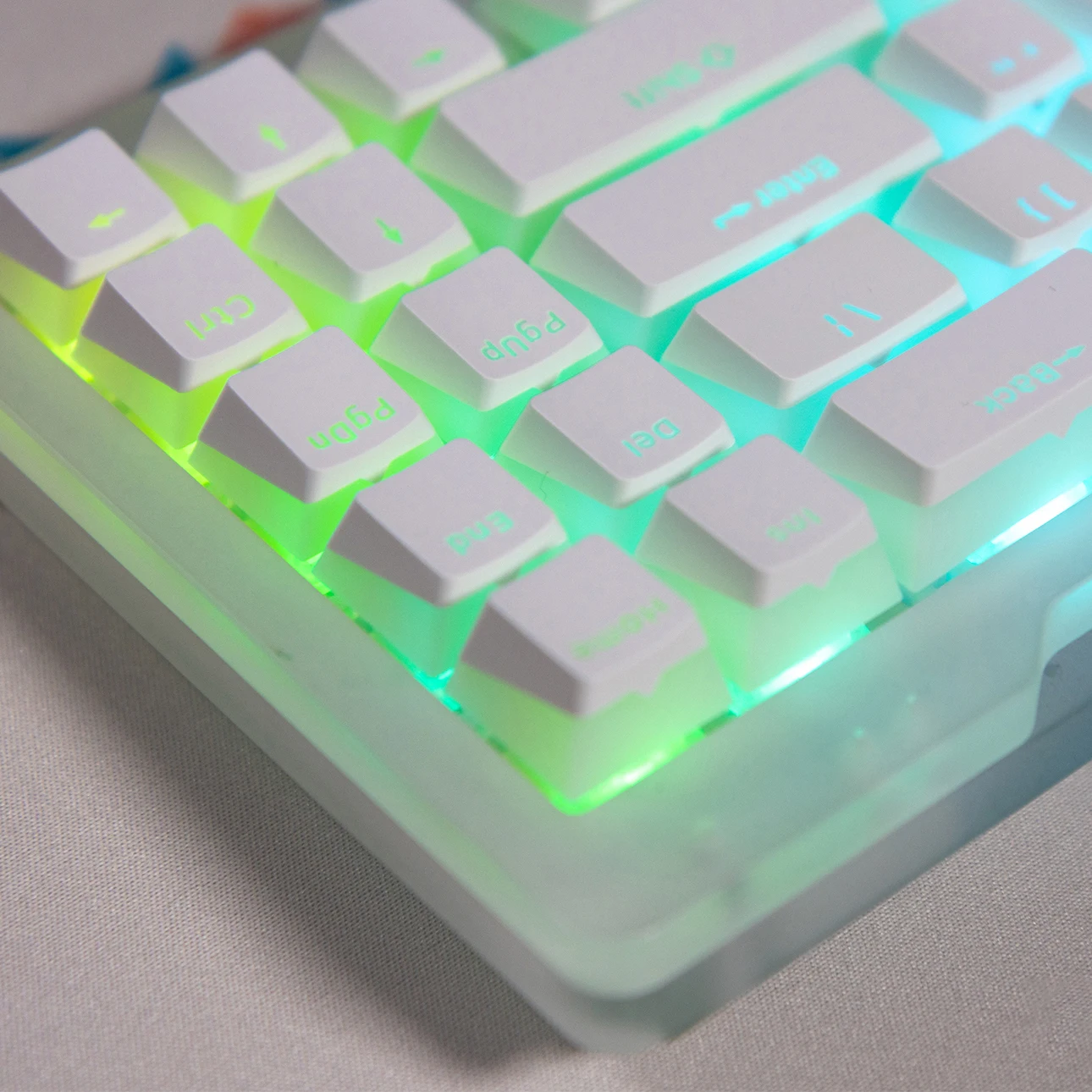 Pudim chanfrado Keycaps para teclado mecânico, único lado chanfrado, OEM Profile,PBT,Doubleshot, Backlit Legends