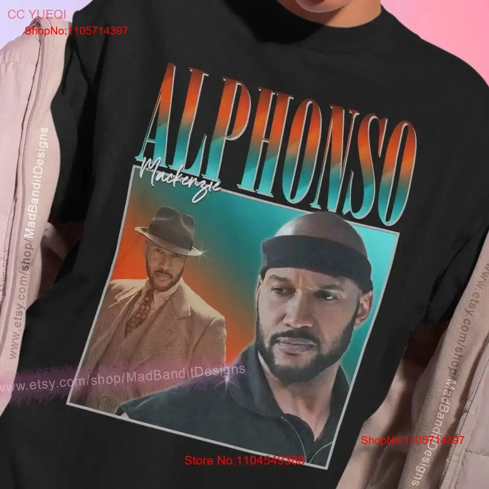 Alphonso Mackenzie shirt vintage retro design t 70s 80s 90s rocker style tee M035 vintage Washed Unisex designer clothes