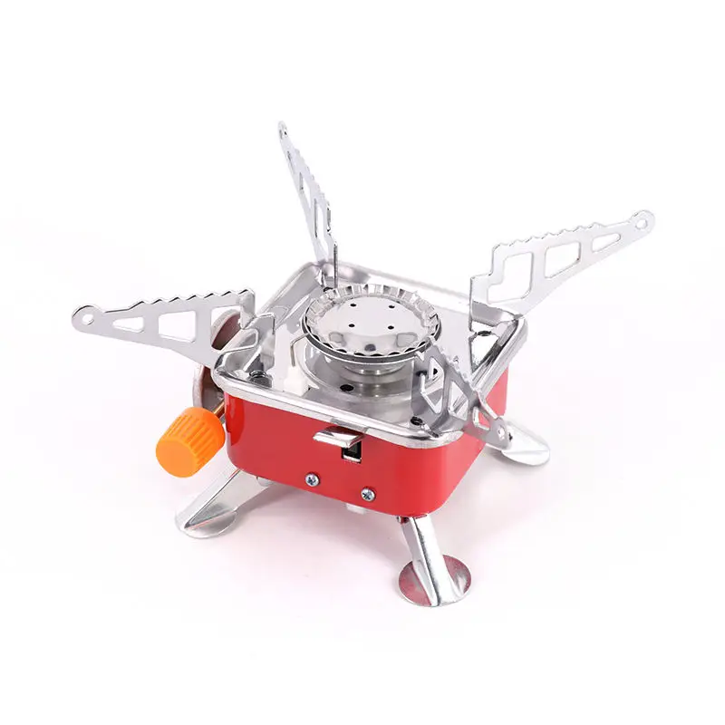 Lyroe Ultralight Portable Outdoor Camping Cooker Mini Folding Pocket Gas Stove Windproof Furnace Single Burner