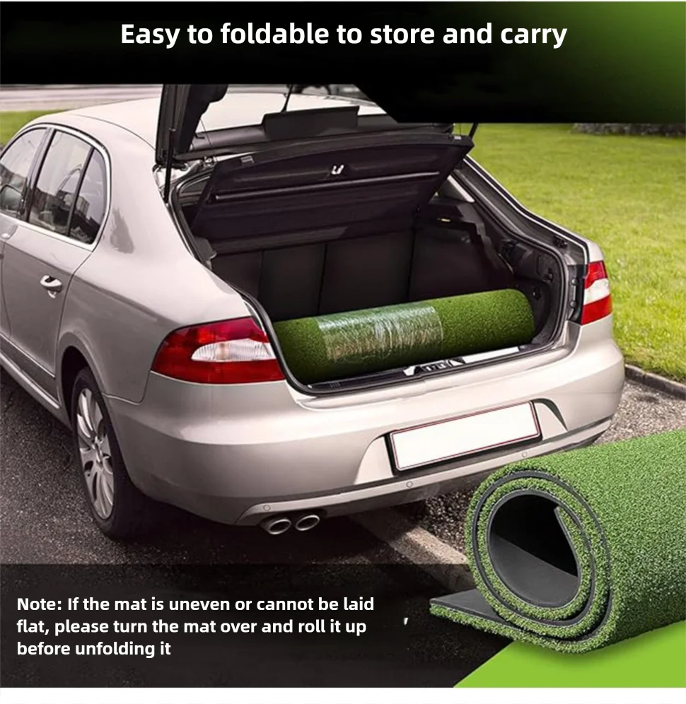 سجادات ضرب الجولف شديدة التحمل للتمرين في الهواء الطلق/الداخلية، أداة تدريب عشبية كثيفة من النخبة للمساعدة في الفناء الخلفي/المرآب/القيادة #6