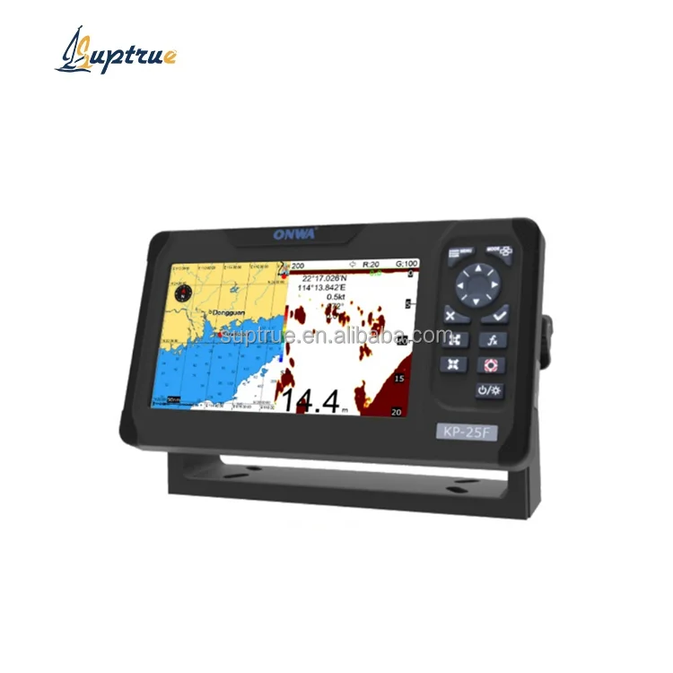 

KP-25F 5-Inch Marine GPS Chart Plotter with Fish Finder Essential Part for Nautical Navigation