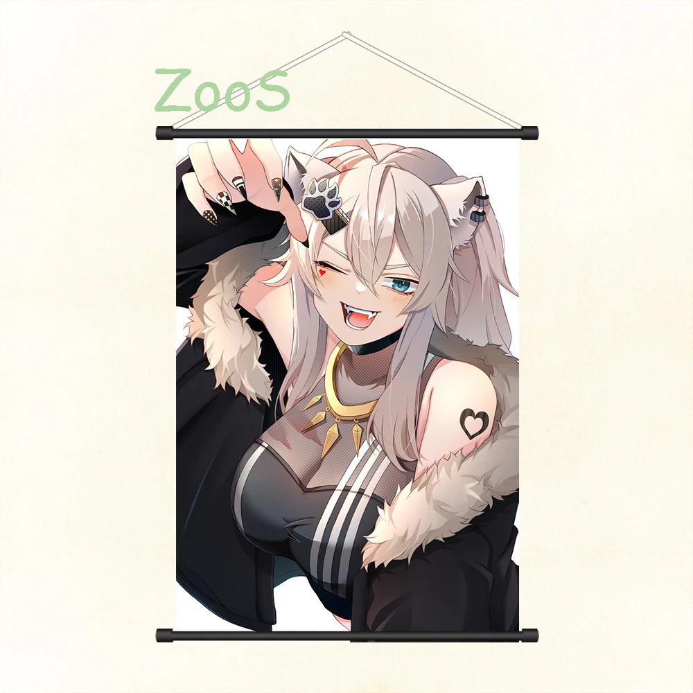 Hololive VTuber Shishiro Botan Decoration Picture Mural Anime Scroll Painting Cartoon Comics Poster Canvas Wallpaper Prints Gift