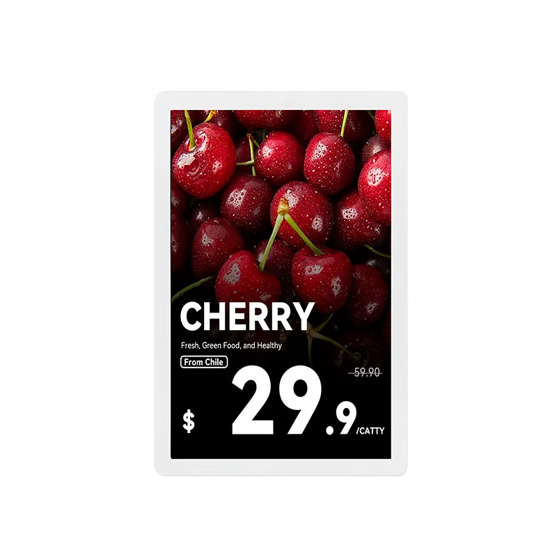 10.1inch Full Color LCD Electronic Shelf Label Single Screen Digital Price Tag Display For Supermarket Product Price Management