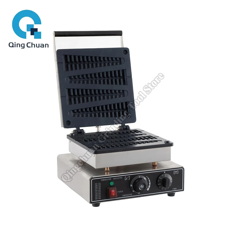 Tree Shape Waffle Maker Non Stick Professional Commercial Electric Stainless Steel Snack Equipment Pine Tree Waffle Machine