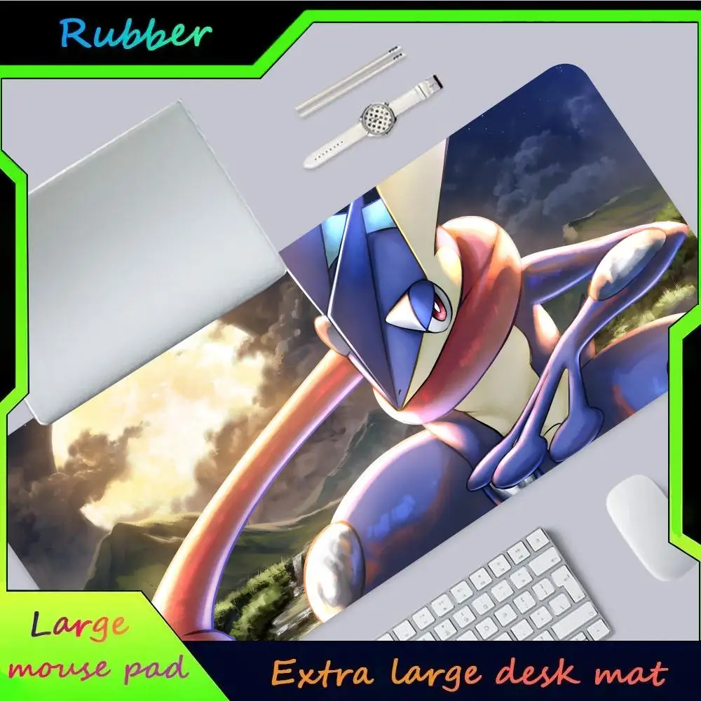 Pokemon Greninja MINISO Mouse Pad Hot Large Game Mause Pads XL Lock Edge Size for Gamee Give gifts daughter boy brother friend W