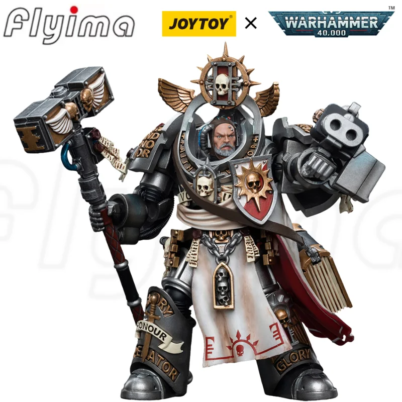 [Auf Lager] Joytoy 1/18 Action figuren 40k graue Ritter Großmeister Voldus Anime Sammlung Militär modelle versand kostenfrei