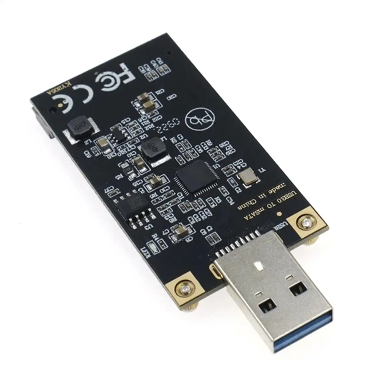 High-Quality Msata to USB 3.0 Solid-State Drive to Mobile Hard Drive ASM1153E Chip Plug and Play for Sizes 30 x 50 [No.3 Elnic]
