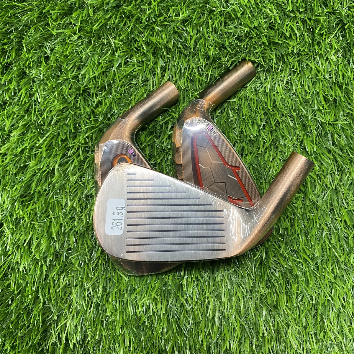 New Golf Iron Head Set 4 5 6 7 8 9 P Copper with Colorful