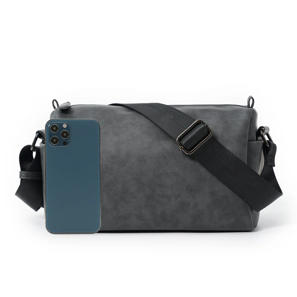 2025 New Round Single-shoulder Bag, Simple and Casual Backpack, Korean-style Trendy Men's Bag, Crossbody Bag, Small Backpack