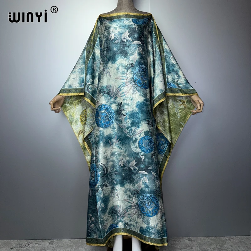 فستان كافتان طويل من WINYI بتصميم بوهيمي أنيق للنساء، مناسب للحفلات المسائية، عباءة إسلامية فاخرة بأسلوب دبي 30