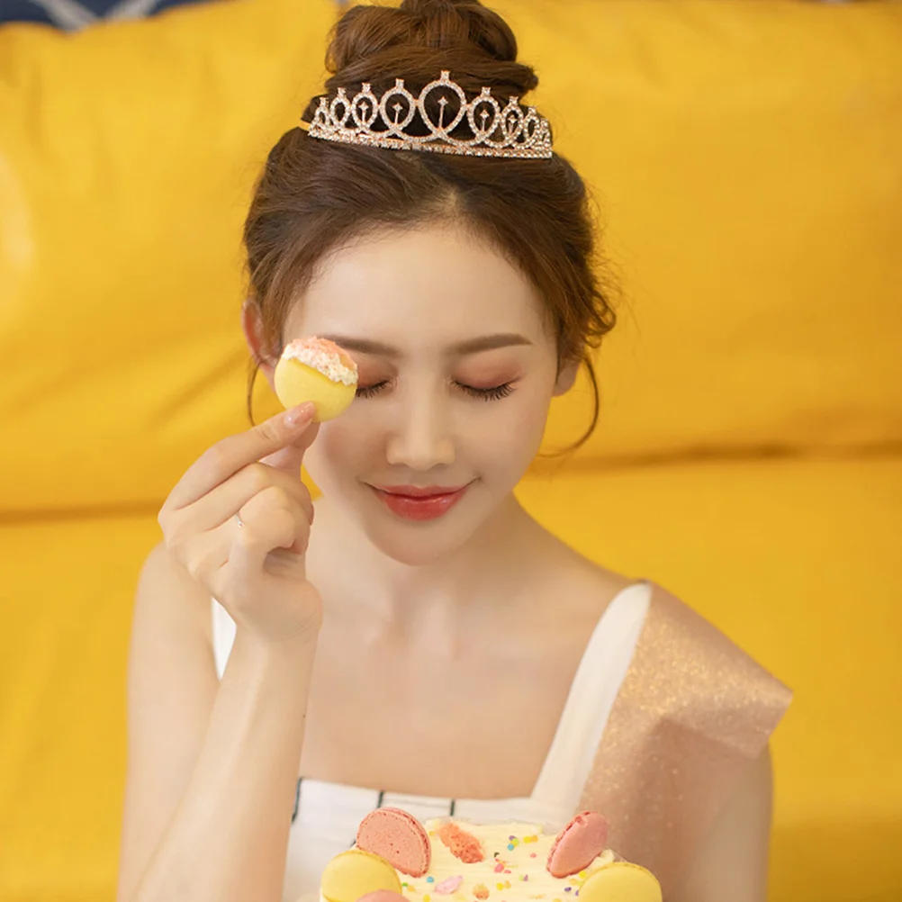 

1Set Birthday Crown with Etiquette Belt Durable Decorative Sash Birthday Party Supplies Creative Shoulder Strap