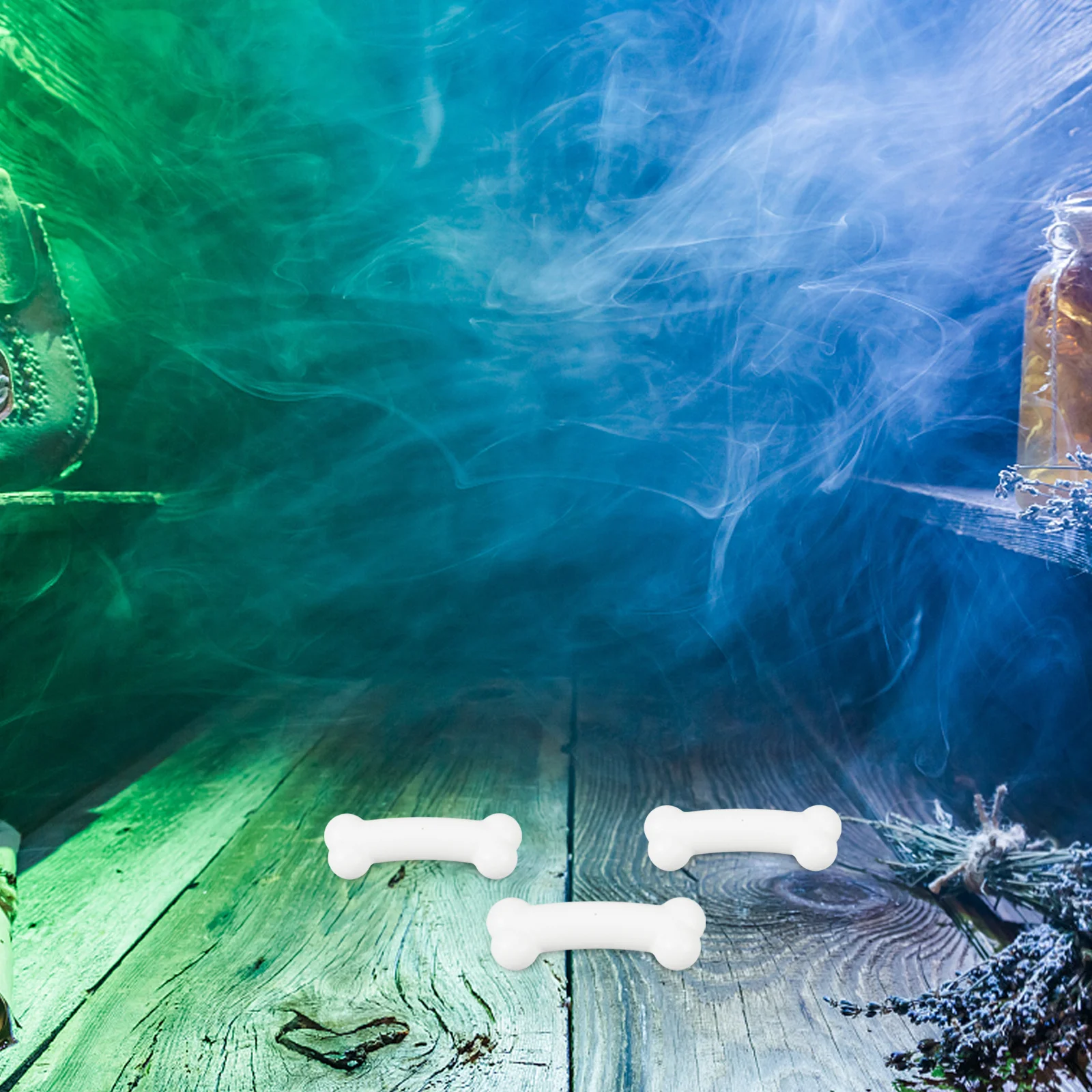 50 قطعة محاكاة العظام تجهيزات حفلة الهالوين العظام البلاستيكية للديكور وهمية هدايا الحفلات لوازم جديدة #1