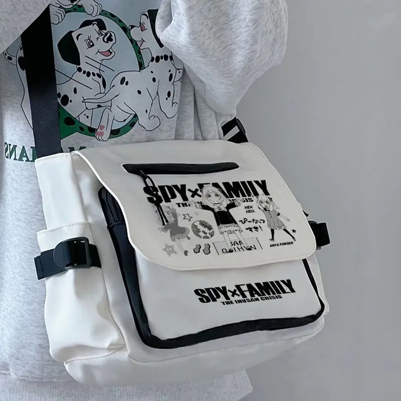 Anime Spy X Family Single Shoulder Crossbody Bag Large Capacity Aniya Two-Dimensional Elementary Middle School Students Boys A