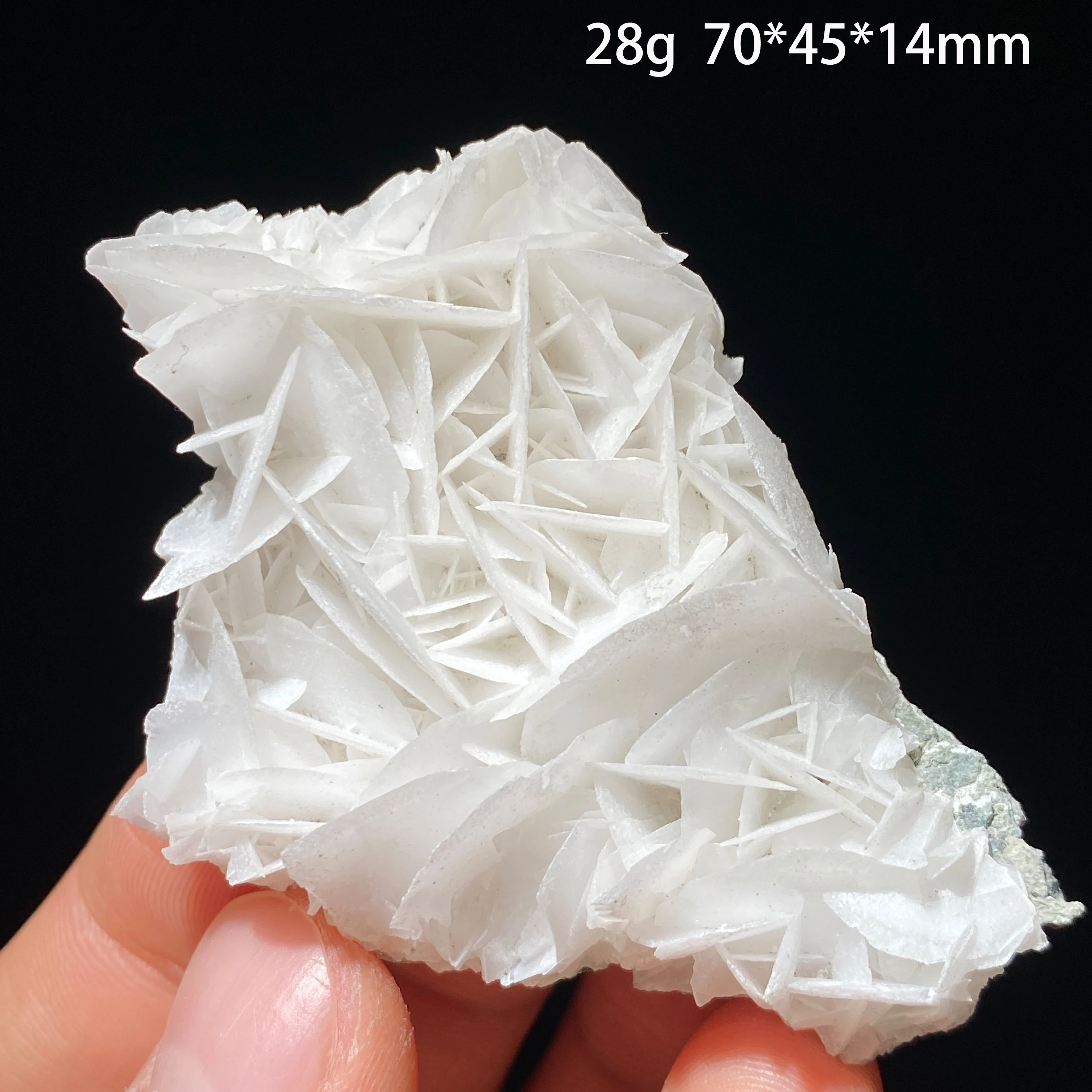 Natural White Flake Calcite（Fluorescent Effect Pink ）Specimen Crystal Quartz Cluster Spirit Home Room Decor