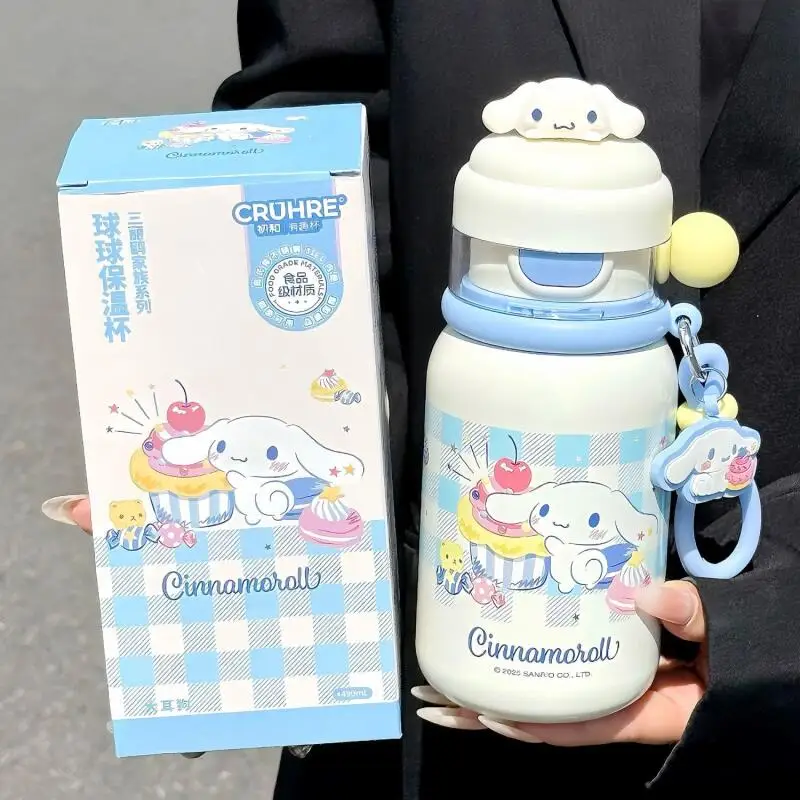 

Hello kitty Insulated cup women cup cute student special water cup Kawaii cartoon boy girl gift Children's cute sippy cup