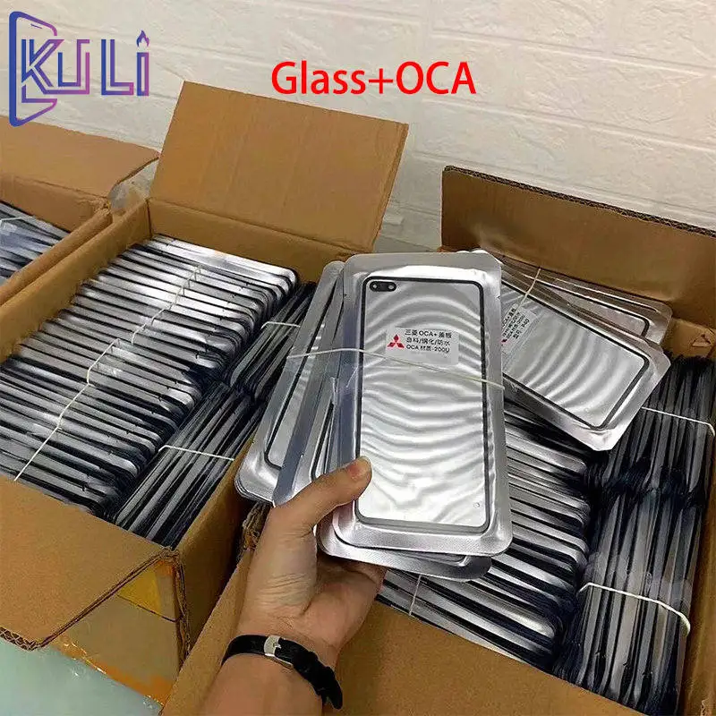 KULI For Samsung GalaxyA10 A20 A30 A40 A50 A60 A70 A80 A90 Glass Ｗith OCA Glue Touch Repair Screen Front Parts Digitizer Broken