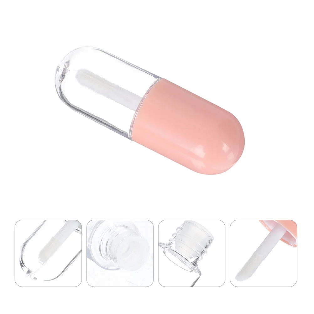 8 Pcs Lip Gloss Tube Clear Tubes Balm Container Mini Tint Travel Bottle Sample Bottles Containers