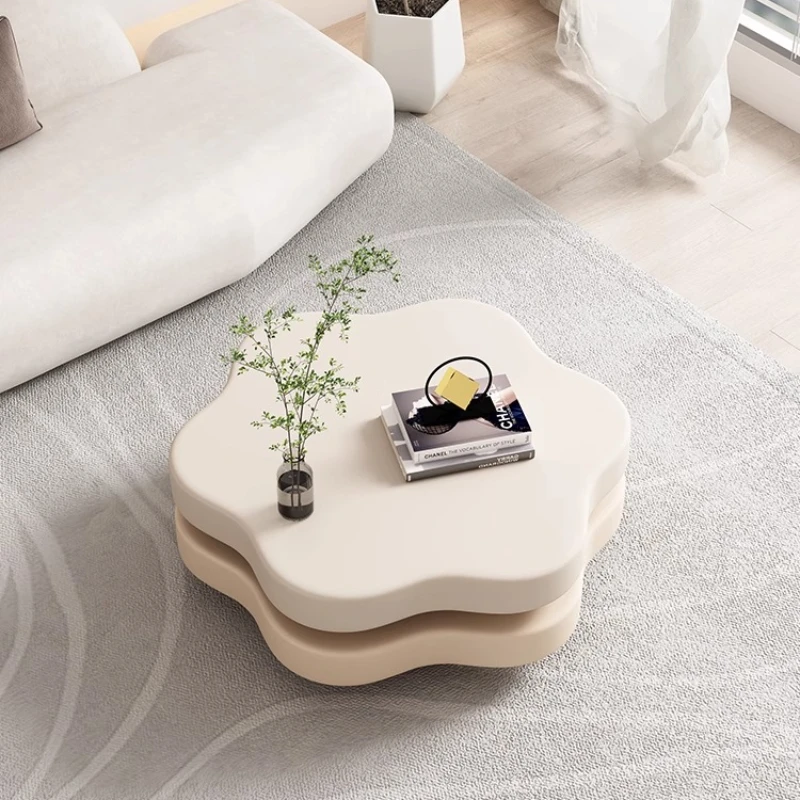 

Small apartment Internet celebrity creative wabi cloud tea table