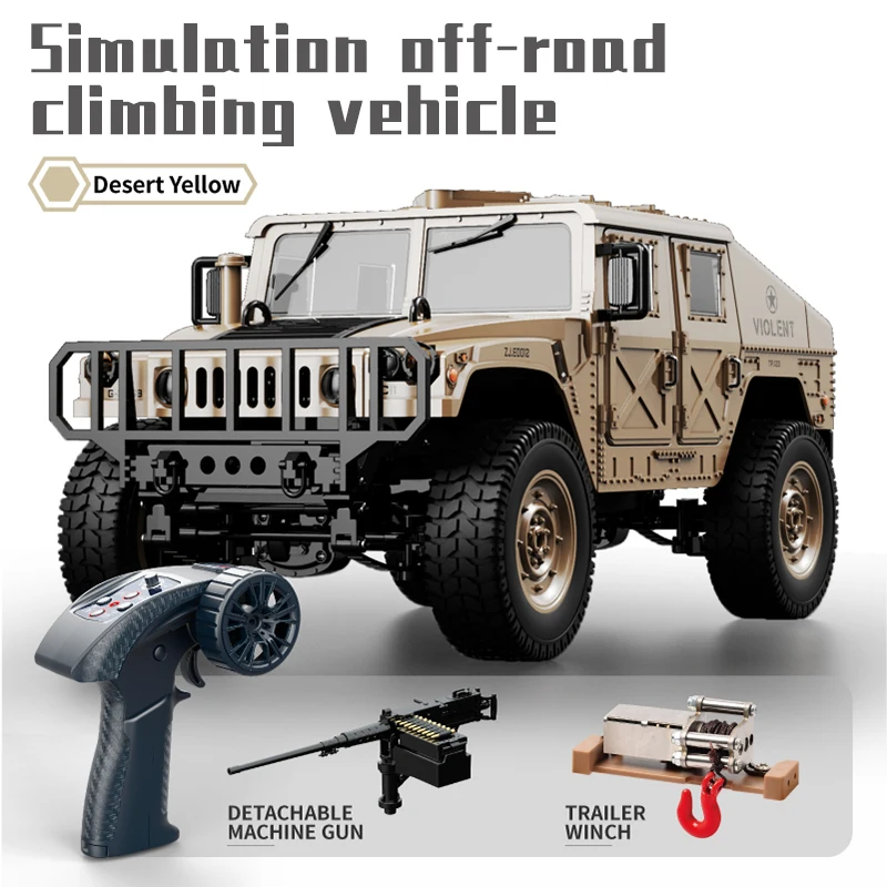 C8835 RC Auto 2.4G Afstandsbediening Terrein Off-road Truck Elektrisch Klimvoertuig met Licht Kind Volwassen Kerst Verjaardagscadeaus