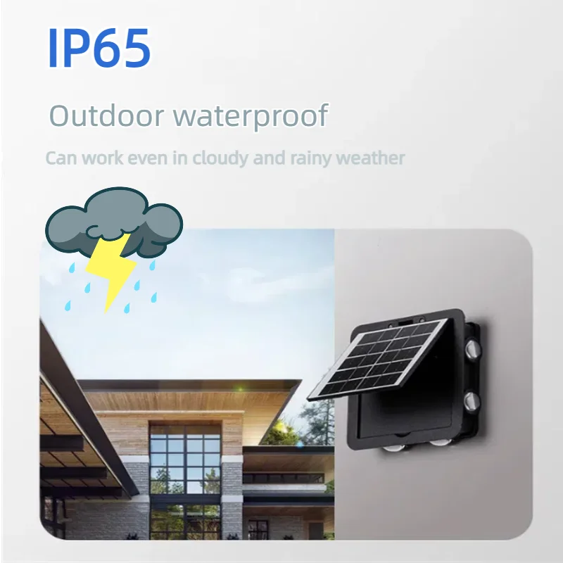 High Brightness Built-in Lithium Battery Outdoor Garden Light 8LED Outdoor Wall Decoration Solar Lamp Solar Garden Lights