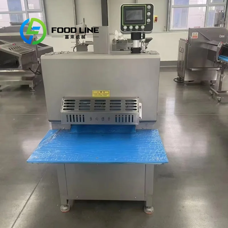 Automatic Meat Slicer Stainless Steel Blade Adjustable Thickness 1mm-200mm New Condition China Brand 1 Year Warranty 100kg/h