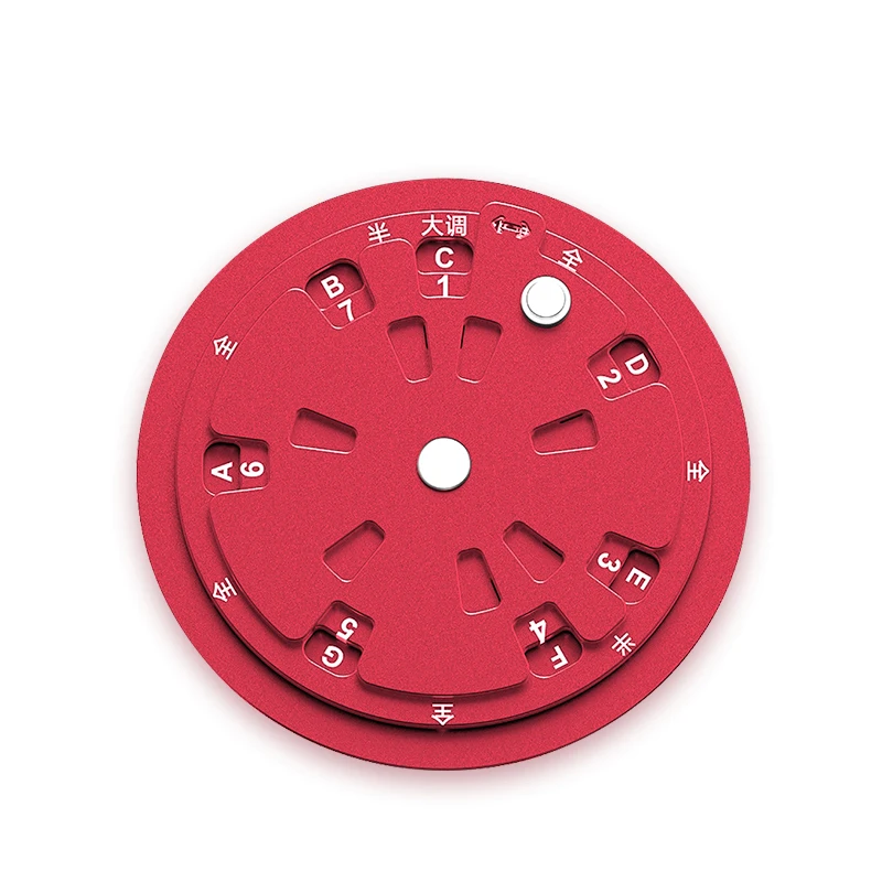 Guitar Chords Music Theory Disc for Piano Guitar Learning Tool Circle of Fifths Wheel Metal Melody Tool Learning Scale Roulette - view 4