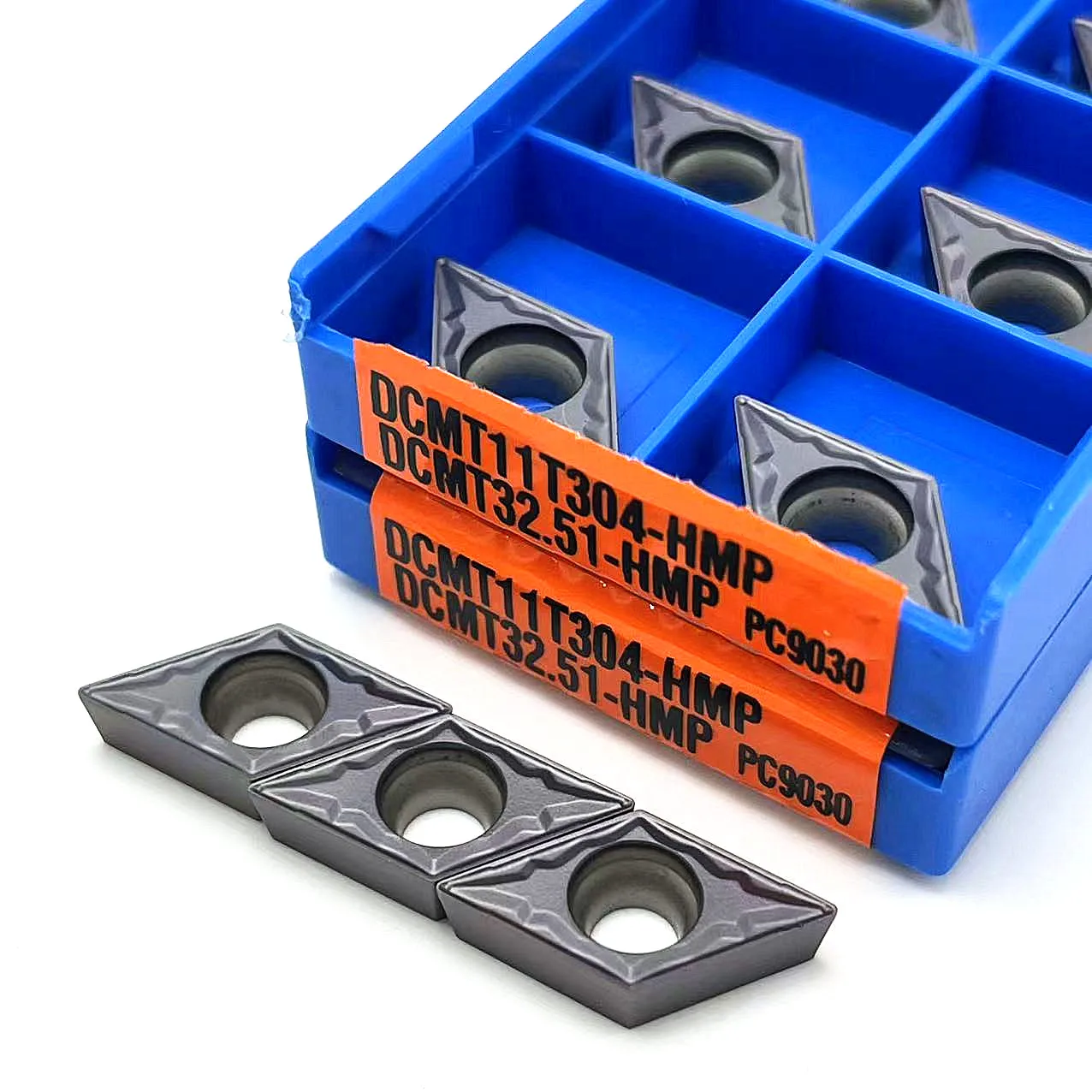 10 pz lama da taglio di alta qualità DCMT070204 DCMT11T304 DCMT11T308 HMP PC9030 NC3020 inserti in metallo duro utensile per tornitura interna DCMT