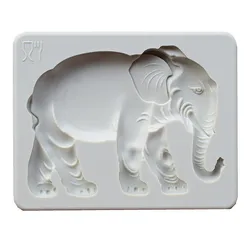 Elephant Silicone Mold Fondant Mold Cake Decorating Tools Chocolate Silicone Cake Moulds Clay Candy Molds Sugarcraft Resin M469