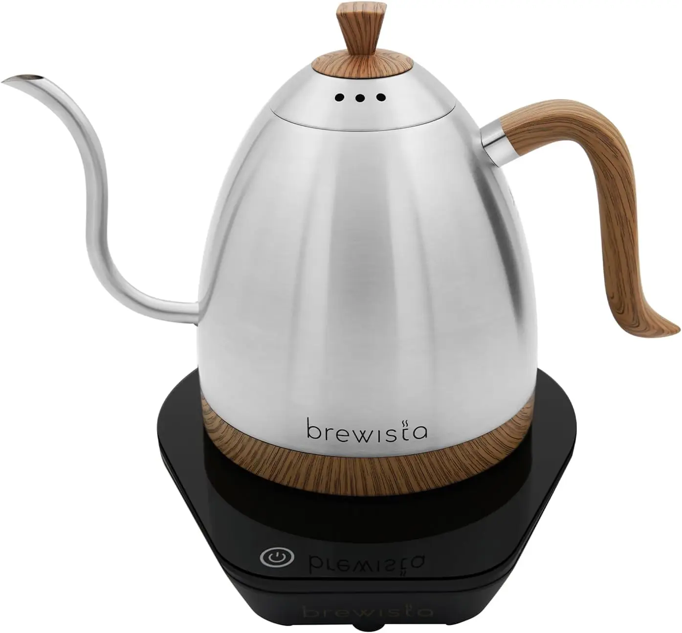

Electric Gooseneck Kettle with LCD Panel, Precise Temperature Control for Pour-Over Coffee & Tea, 1L Stainless Steel