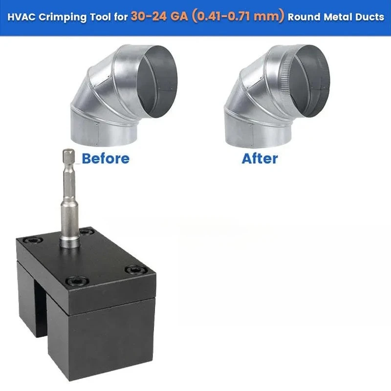 for Crimping Tool Shank and Pipe Crimping Machine Steel Pipe Joint Splicing Tool Suitable for Metal Plate Crimping Machine