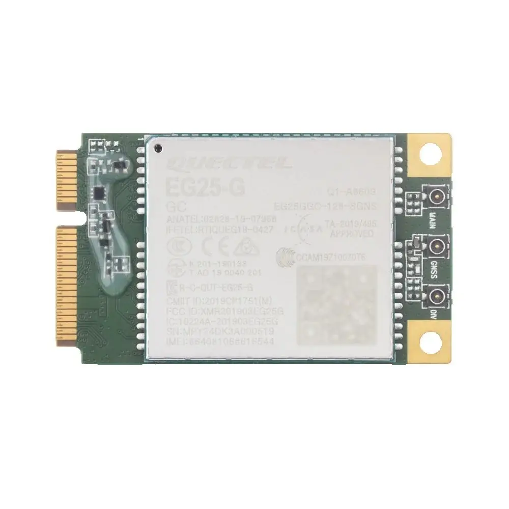 Waveshare Quectel EG25-G mPCIe Module, LTE Cat 4 module with PCI Express Mini Card form factor, Supports Multiple Wireless