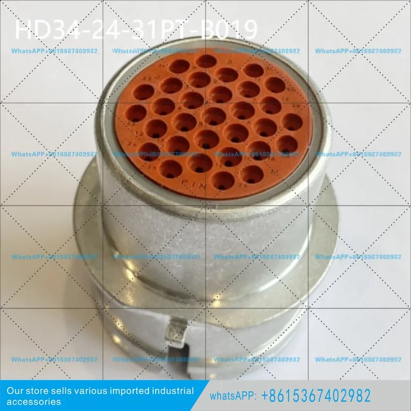 HD34-24-31PT-B019 New 31P Male Aluminum DEUTSCH Automotive Connector Wire Diameter 20-14AWG