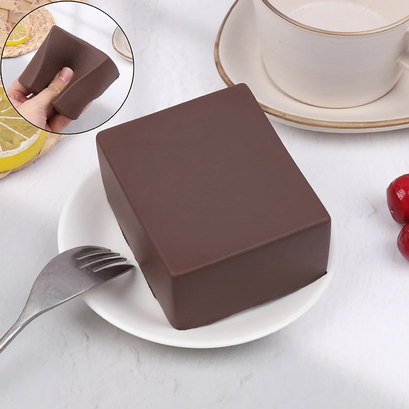 Slow Rebound Milk Fragrance Chocolate Square Brick Slow Rebound Pinch Decompression Toy Slow Rising Finger Pinch Toy