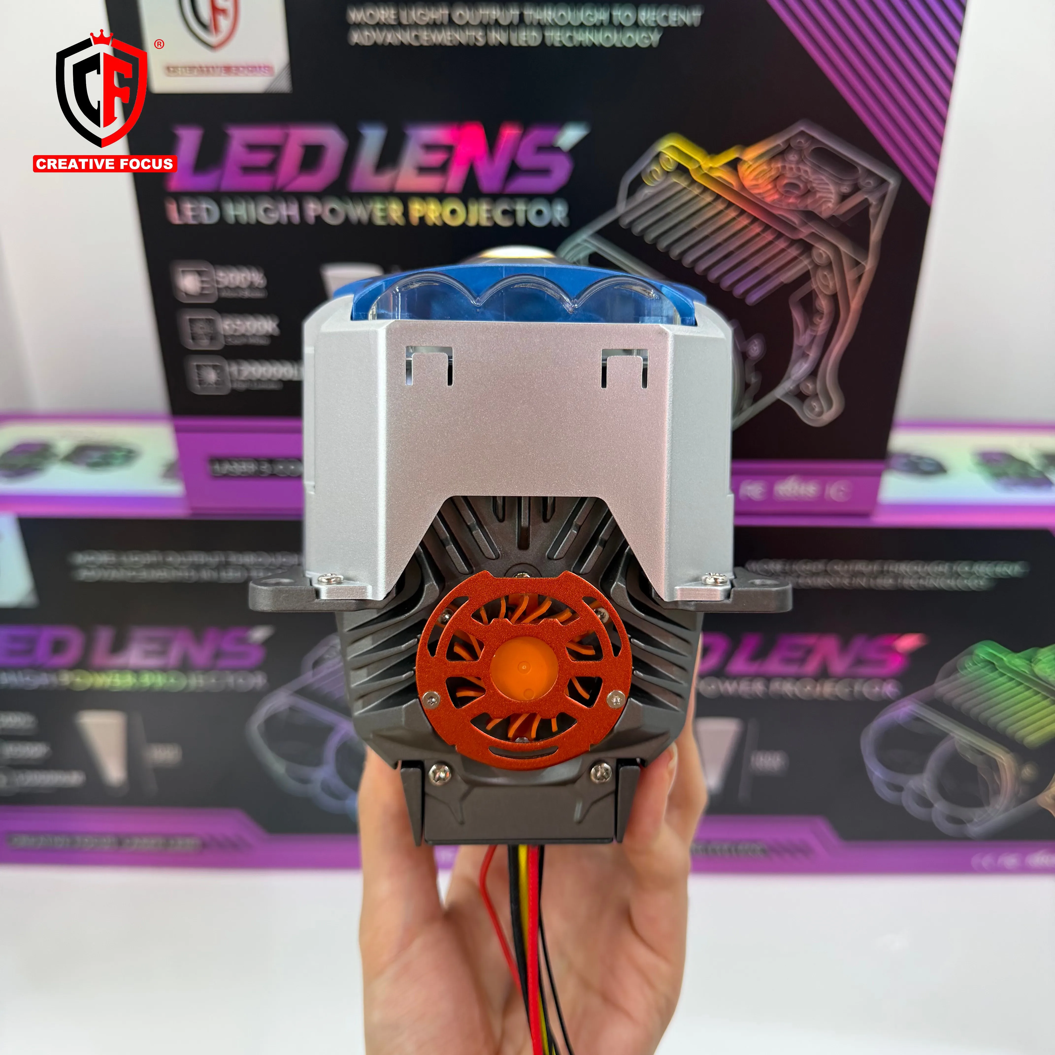 Lensa Proyektor Bi-LED 3 Inci  - Bi Led Projector Lens 3 Inch ulasan dan harga