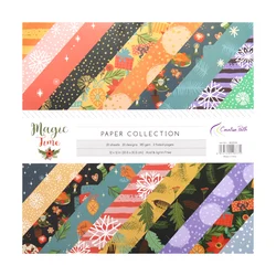 The Creative Path 12 Inch Scrapbooking Paper 20 Sheets Craft Background Decorative Pattern Designer Pack DIY 305x305mm Acid Free