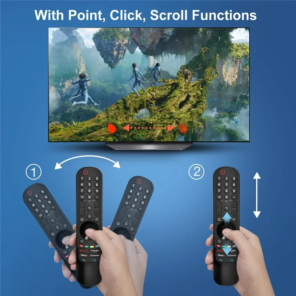 Hunnesor Replacement 2021 Magic Remote Control For LG Smart TV UHD OLED QNED NanoCell 4K 8K with Pointer Flying Mouse Voice