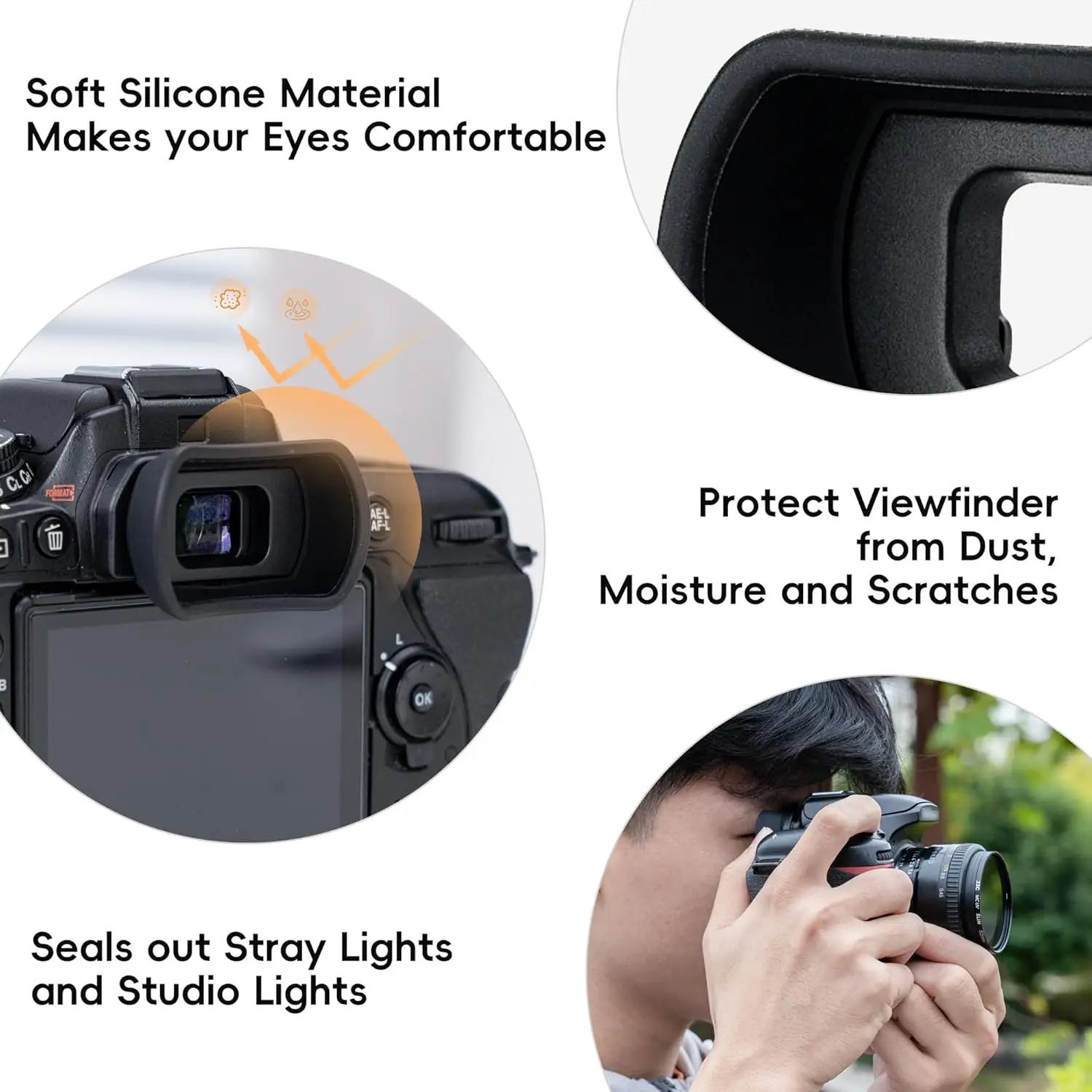 œilleton Nikon JJC Oeilleton Pour Nikon D750, D610, D600, D300s œilleton Nikon JJC Oeilleton Pour Nikon D750, D610, D600, D300s