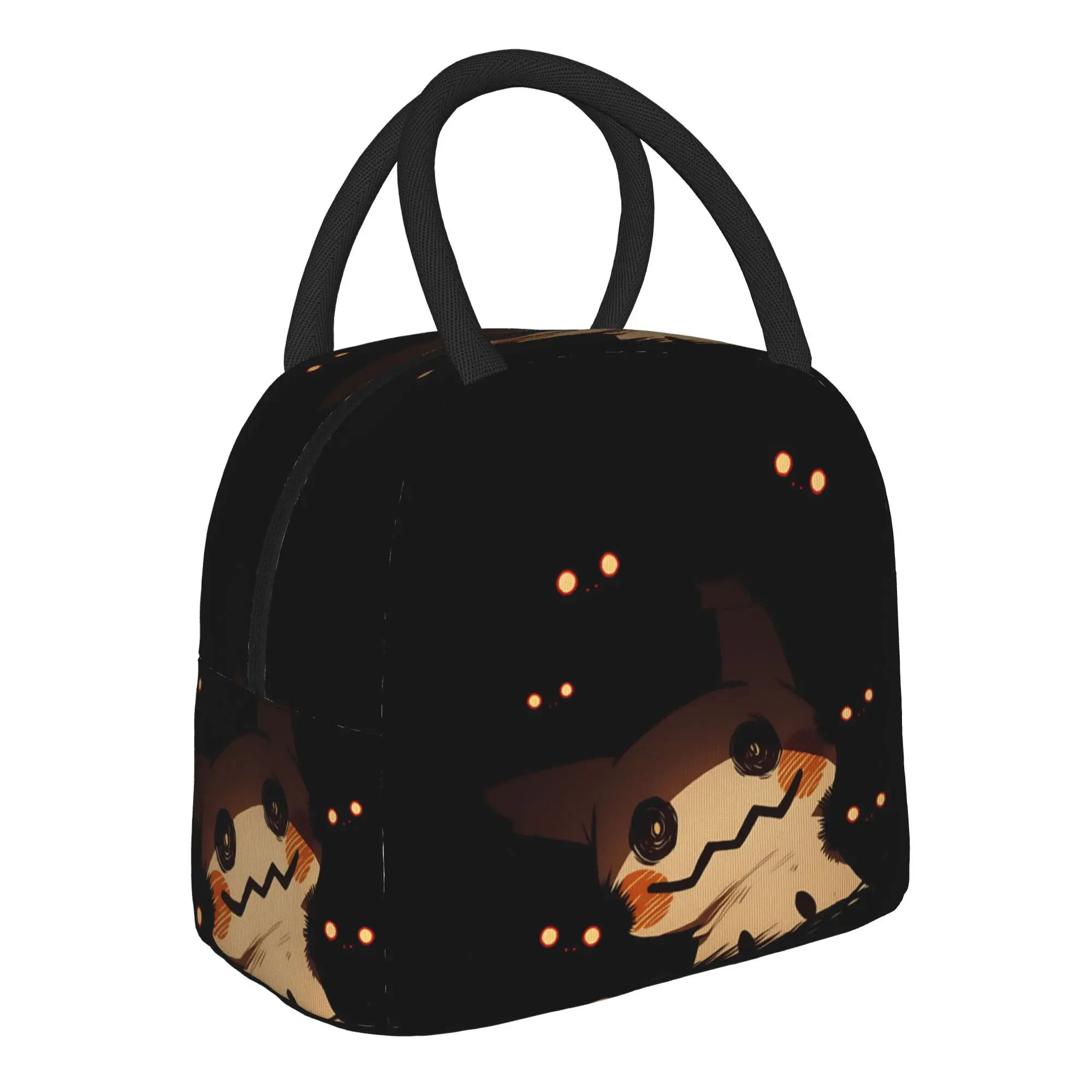 Pokemon Halloween Gengar Handbag Insulated Lunch Bag Ice Pack Rice Bag  bolsa Student Bento Lunch Handbag Insulation