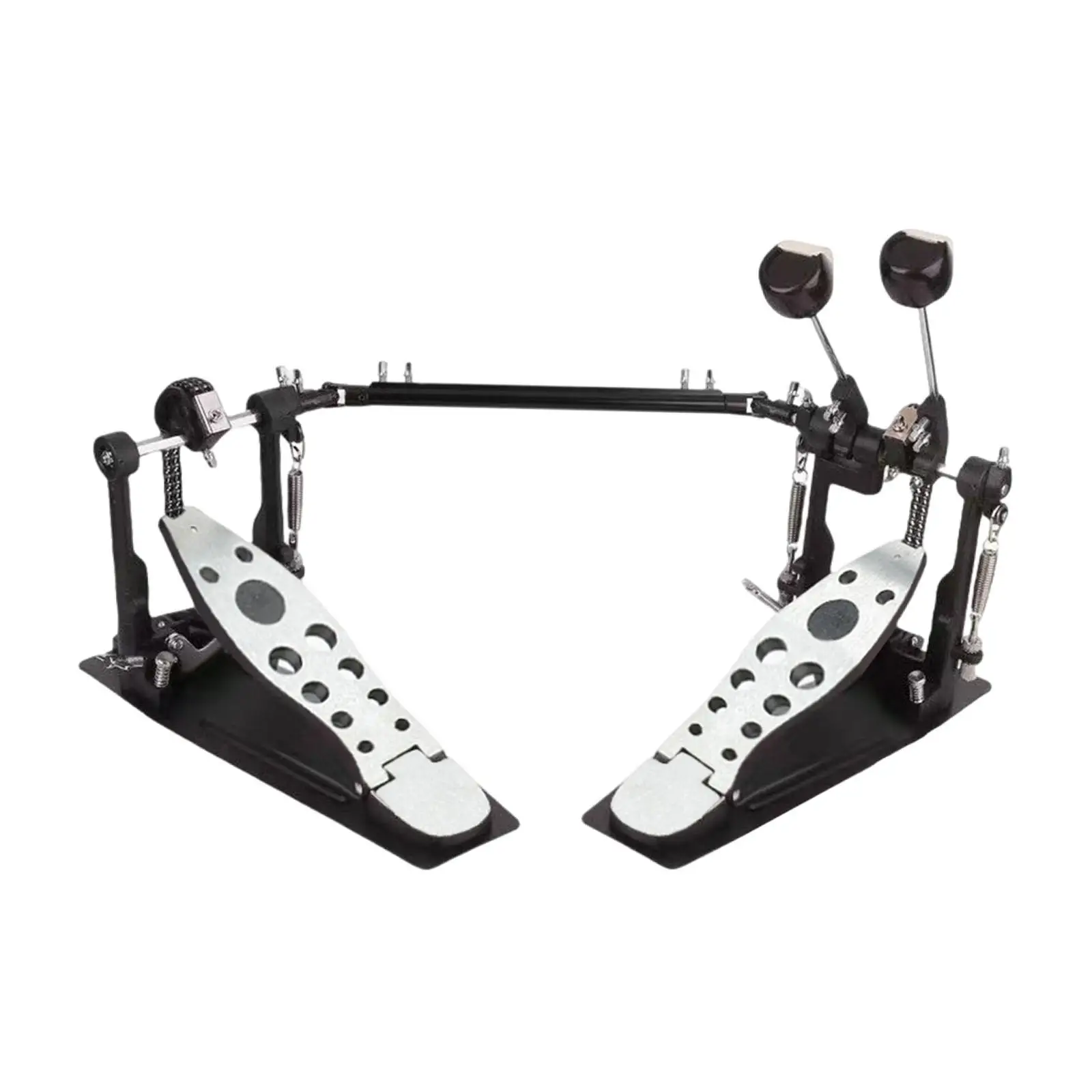 Double Pedal Drum Alloy Drive Shaft Easy Install Bass Drum Foot Pedal Accessory for Electronic Drummer Use