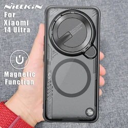 NILLKIN for Xiaomi Mi 14 Ultra 5G case iceblade Prop Magsafe Magnetic Charging Adapt Lens Camera Protection Back cover