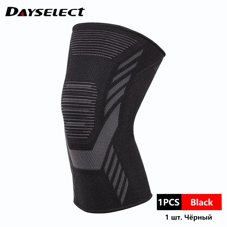 Sports Compression Knee Sleeves Breathable Knitted Leg Support Protector for Cycling Running Basketball Football Volleyball