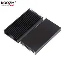 Cuscinetto di raffreddamento del dissipatore di calore in alluminio estruso 1pc per dissipatore di calore del radiatore del radiatore del Chip IC LED ad alta potenza per luce COB a LED 100*50*12.7mm