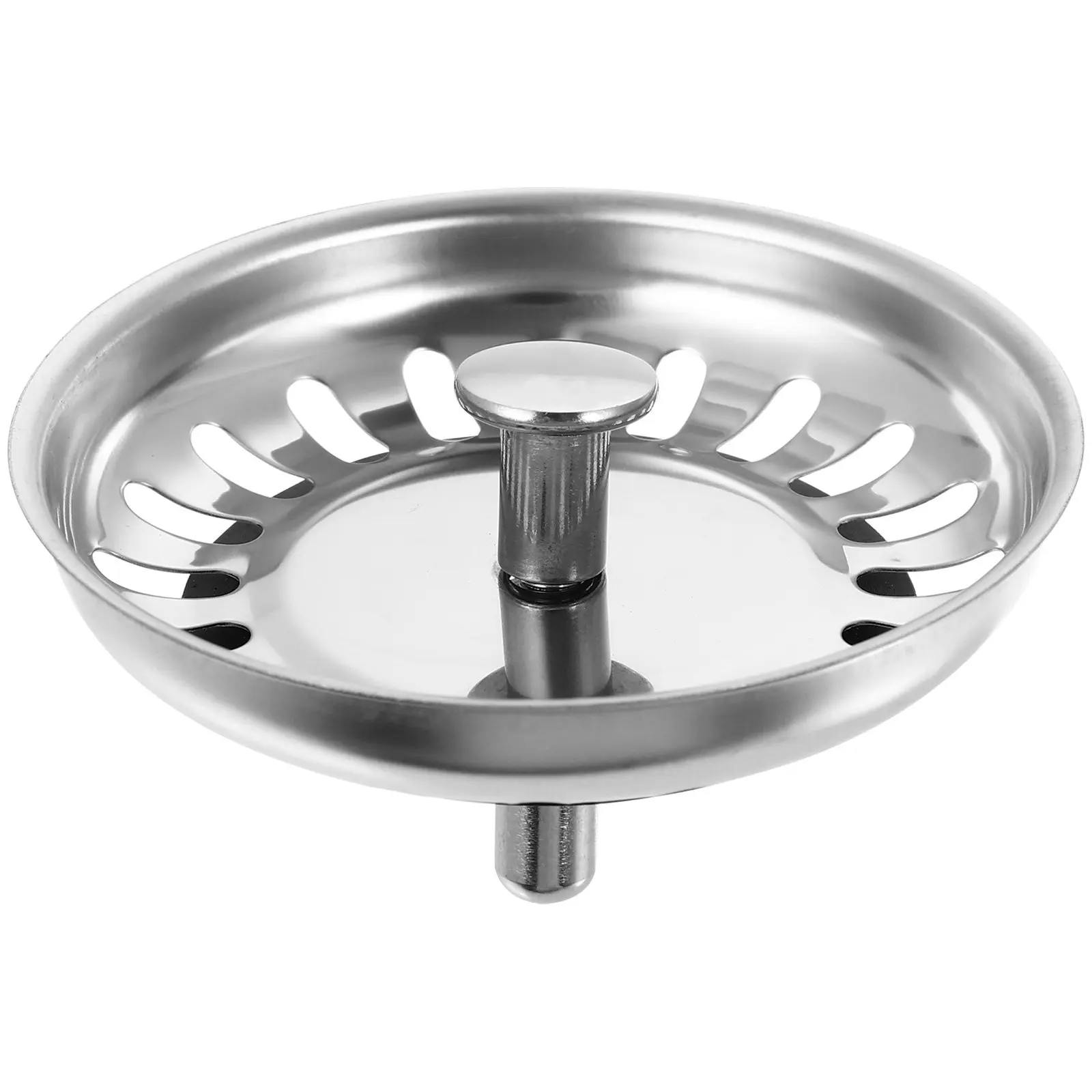

Kitchen Sink Strainer 79.3Mm Double Layer Stainless Steel Drain Stopper Filter Sink Strainer Waste Plug Kitchen Bar