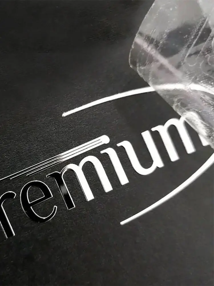 Custom 3D Gold Transfer Sticker Silver Metal Logo DTF Print Perfume Bottle Label Shine Embossed Brand Decal Self-adhesive Relief