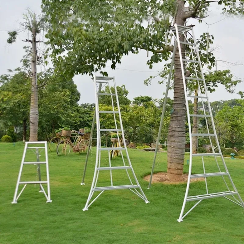 # Max Load 150KG Domestic Agronomic Garden Aluminum Tripod Tower Ladder Stair