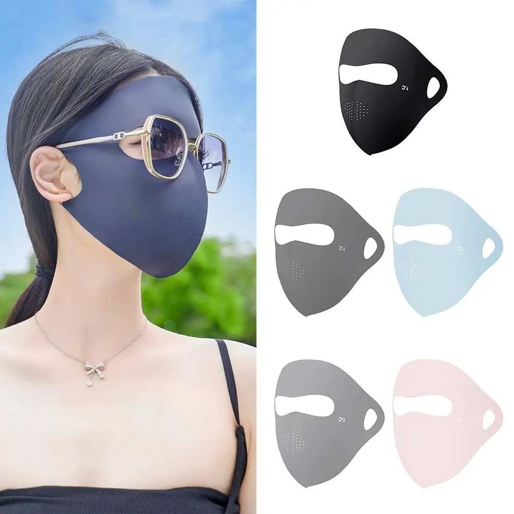 Nueva máscara de protección solar resistente a los rayos UV, máscara facial completa sin rastro transpirable en forma de V, herramientas finas de protección solar
