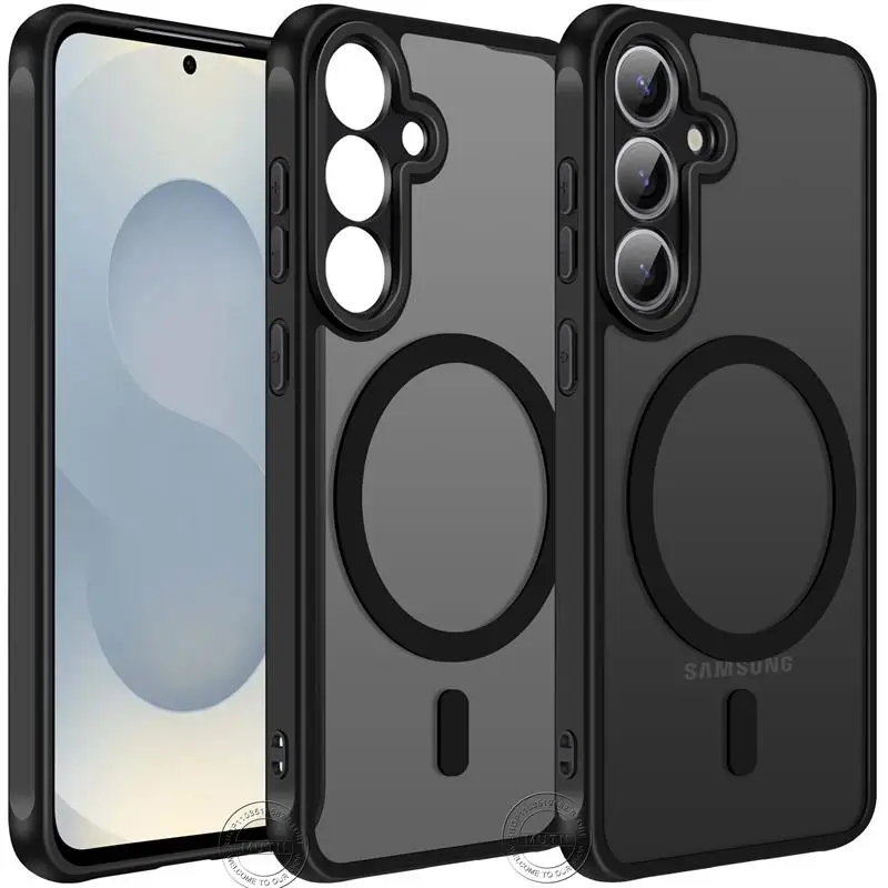 Magnetic Case For Magsafe Samsung Galaxy S25 S24 S23 S22 S21 FE Ultra Plus A07 A17 A05 A06 A14 A15 A