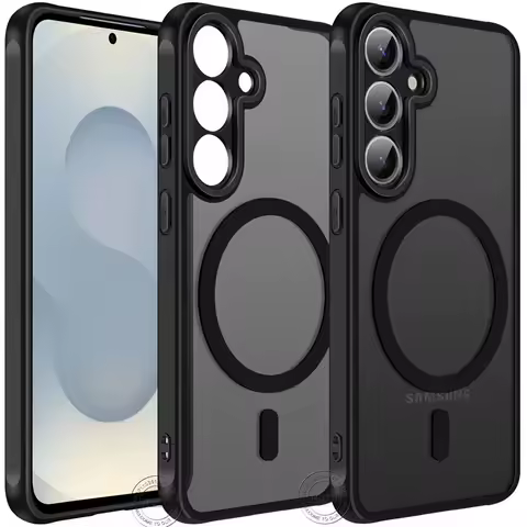 Magnetic Case For Magsafe Samsung Galaxy S25 S24 S23 S22 S21 FE Ultra Plus A07 A17 A05 A06 A14 A15 A16 A26 A35 A36 A54 A55 A56