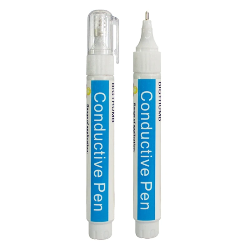 Silver Conductive Pen Bronze Conductive Paint Pen Circuit Designing Tool for Teacher Student Circuit Repair Accessories H8WD image 3